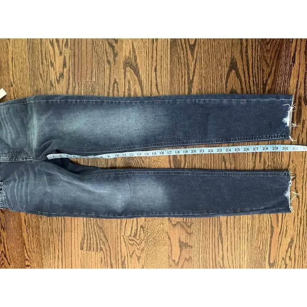 Old navy women rockstar skinny jeans mid rise size 8 tall blue NWT